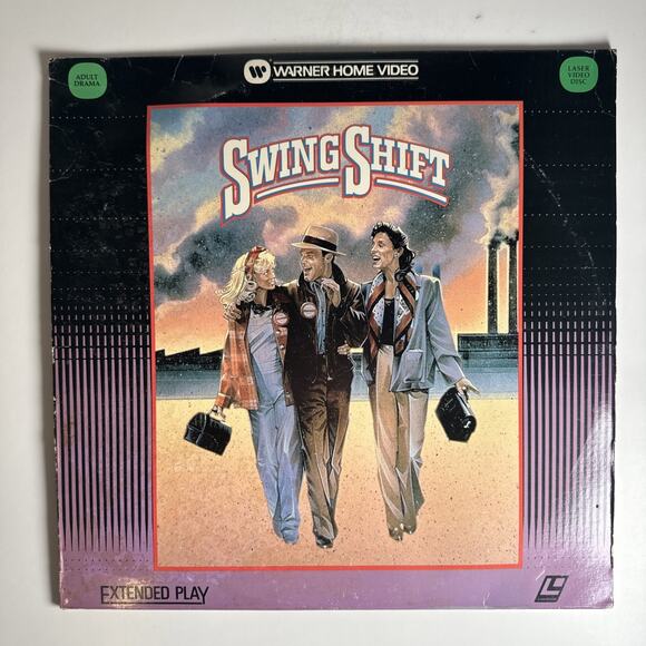 SWING SHIFT Laserdisc LD GOOD CONDITION KURT RUSSELL GOLDIE HAWN GREAT FILM! - Picture 1 of 4